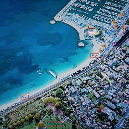 Apartamento T2 Juanonthebeach Vallauris